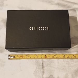 Gucci Black Box with White Logo - Luxury Storage Case
